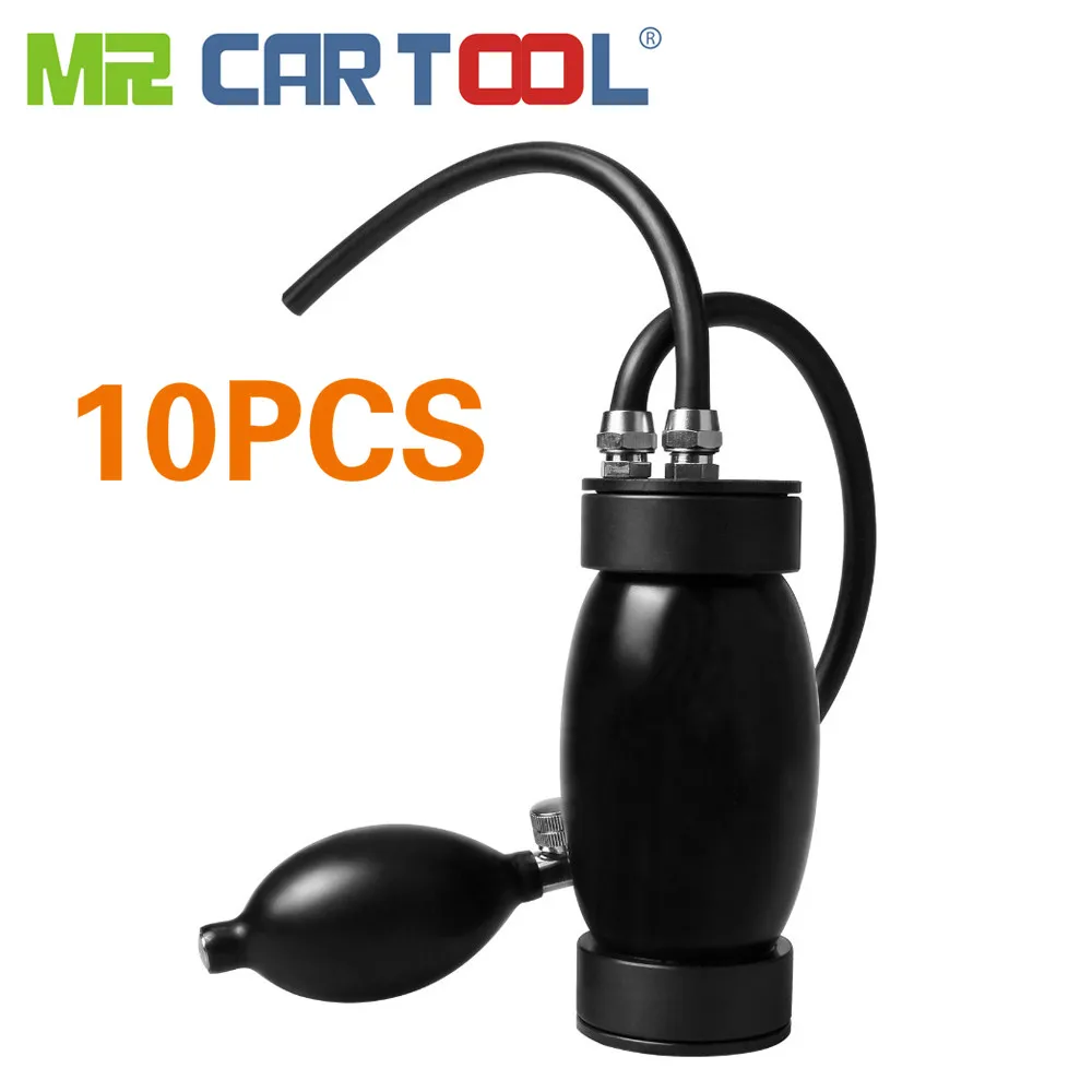 

10pcs Airbag Universal Adaptor Adjustable AIntake Bladder Car Smoke Machine Generator Automotive Smokes Leak Detector Air Pump