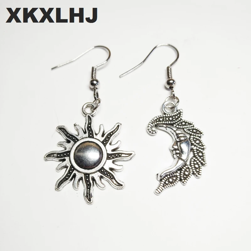 Серьги XKXLHJ 2018 New Sun and moon украшения sun wiccan серьги с дизайном солнце