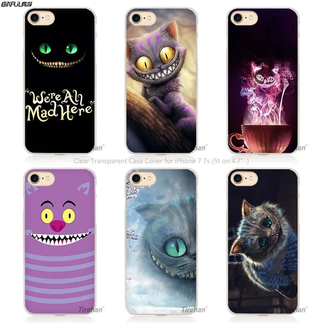 coque iphone 6 chat du cheshire