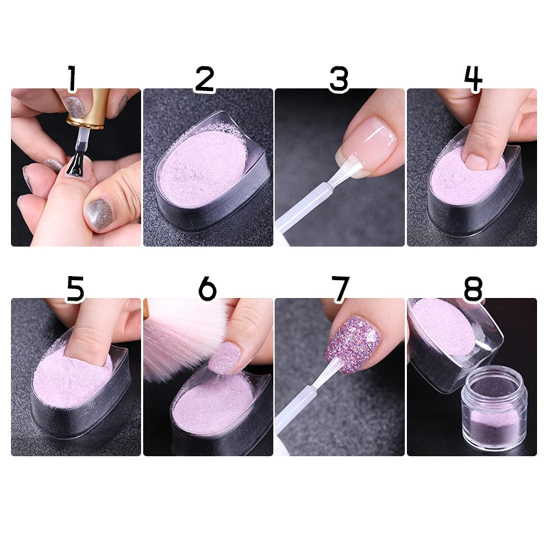 Disposable Dipping Powder Dip Trays Manicure Nail Tips Nail Art