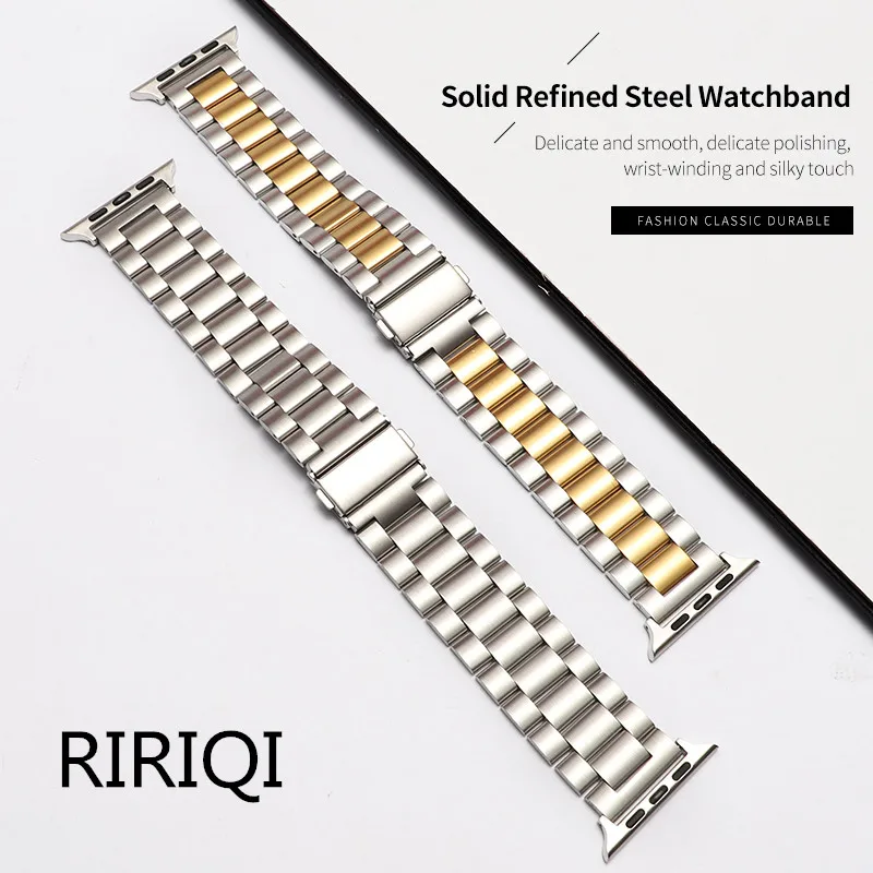 Ремешок из нержавеющей стали для Apple watch band Series 4 3 2 1 браслет наручных часов correa aplle