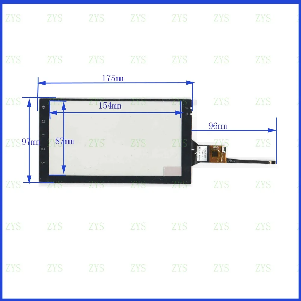 ZhiYuSun 175*100 7 дюймовый CapacitiveTouch экран 175 мм* 100 мм совместимый HST105T25 R14392