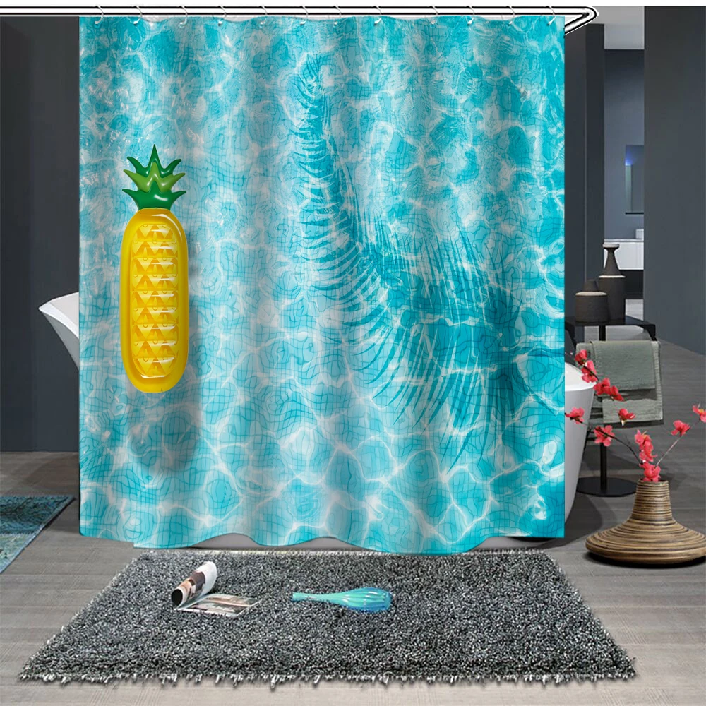 Custom Made Shower Curtain Bathroom Curtain Partition 1.5 x 1.8m 1.8 x