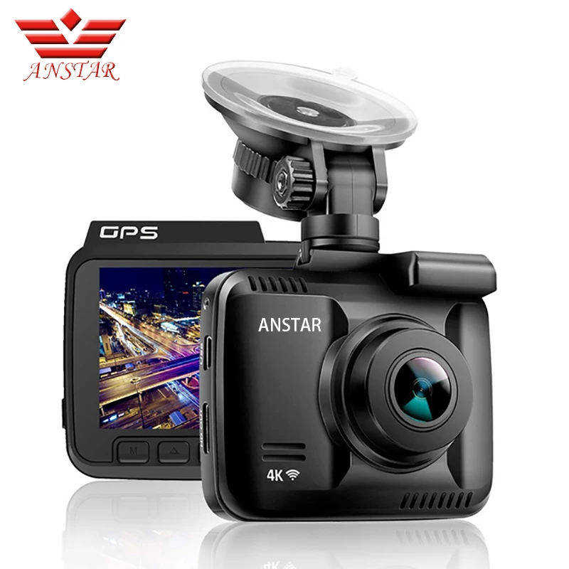 ANSTAR 4K Dash Cam 2880 2160 WiFi Car DVRs Recorder Night Vision Dashcam Dual Lens Vehicle