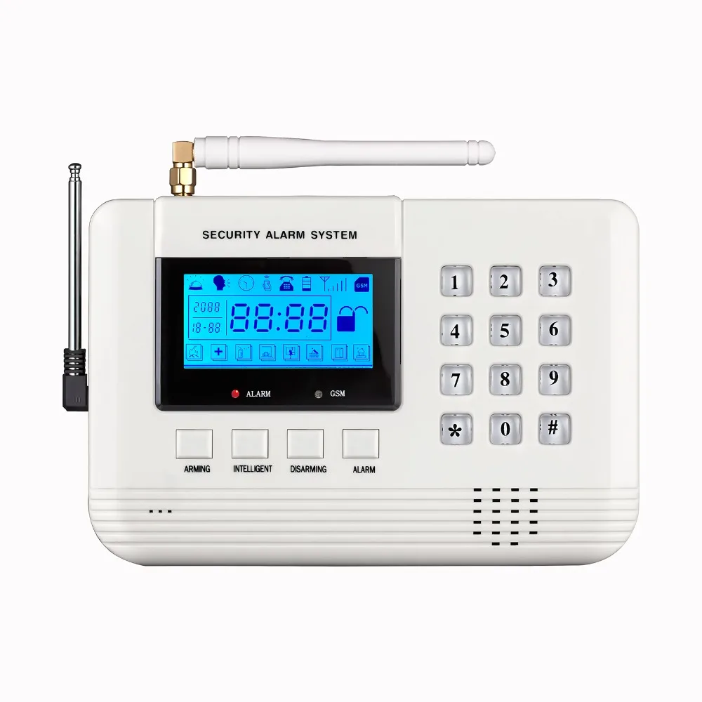  Fuers Q2 LCD Keyboard Wireless Home GSM PSTN Alarm systems intelligent auto dial Burglar Security A