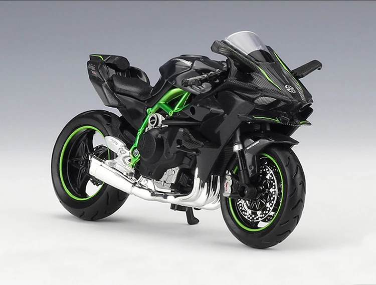 Maisto 1:18 KAWASAKI NINJA H2 R черный литой Сплав модель мотоцикла игрушка для детей подарок на день рождения Коллекция игрушек