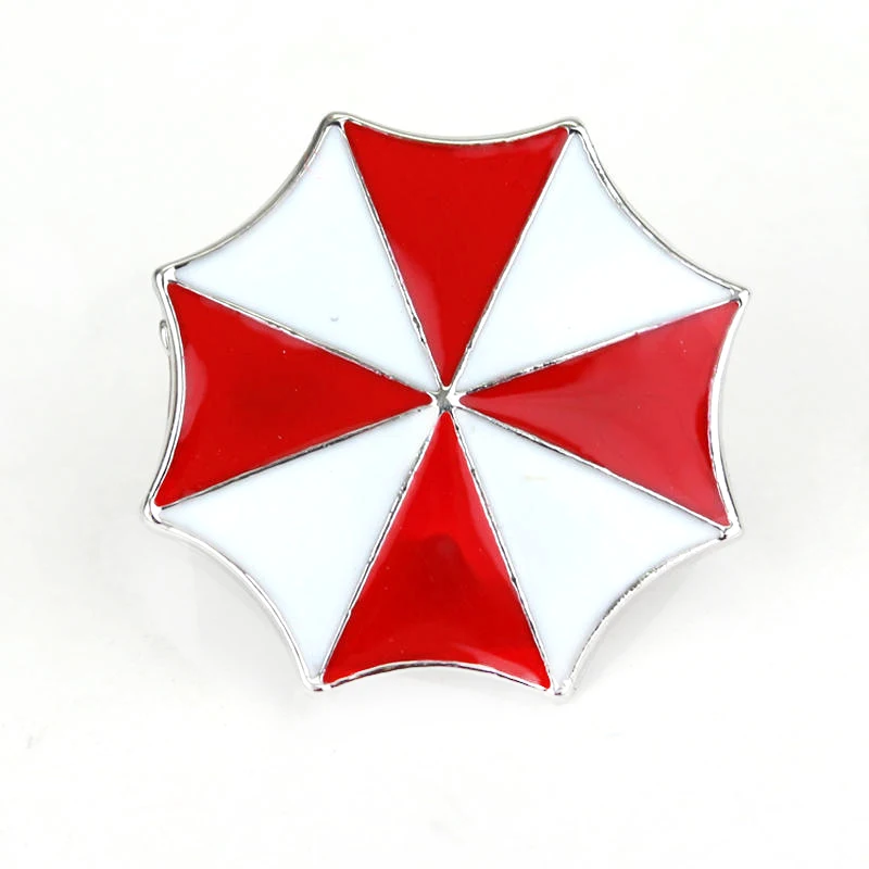 

Fashion Resident Evil The Umbrella Chronicles Logo Enamel Brooches Pins Top Grade Boutique Women And Men Brooch Pins Gifts