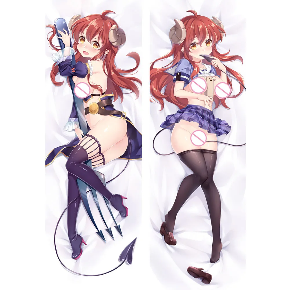 Аниме JK Manga Machikado Mazoku уличный уголок демон Юко Yoshida Dakimakura Сексуальная декоративная подушка тело Чехол для подушки Декор кровати - Цвет: 50x150cm Peach Skin