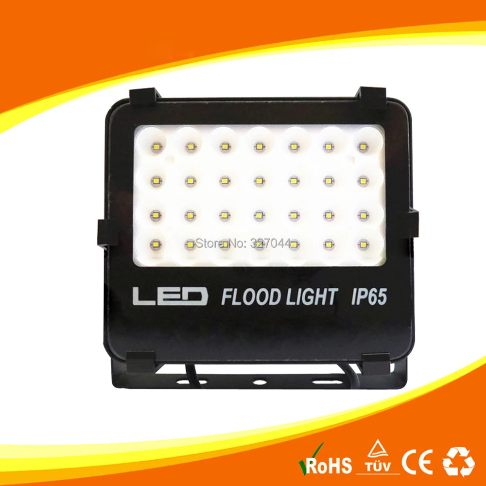 

dhl free 10pcs IP65 Waterproof FloodLights 10w 20w 30w 50w Led Flood light Outdoor Light Refletor Lamp 110V 220V Garden Lighting