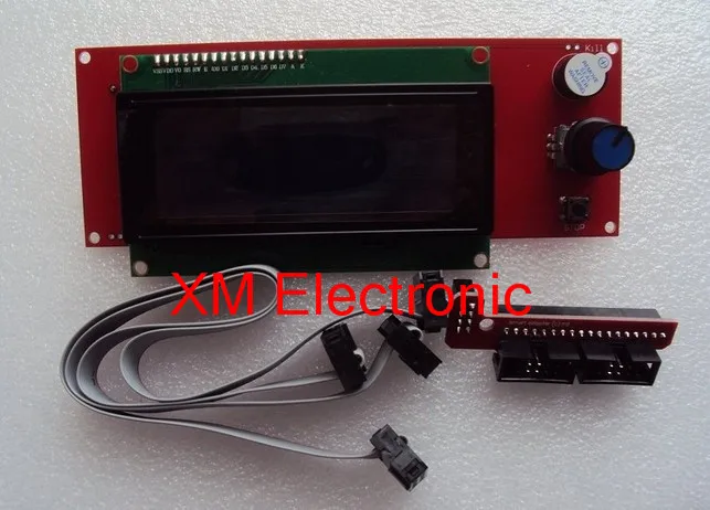  Promotion 3D Printer Kit Reprap Smart 3D Printer Parts Controller Display Reprap Ramps 1.4 2004 LCD LCD 2004 Control 