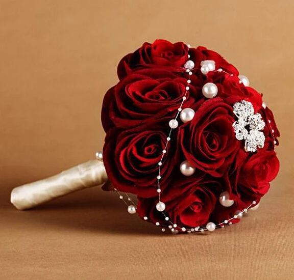red velvet aritificial handmade