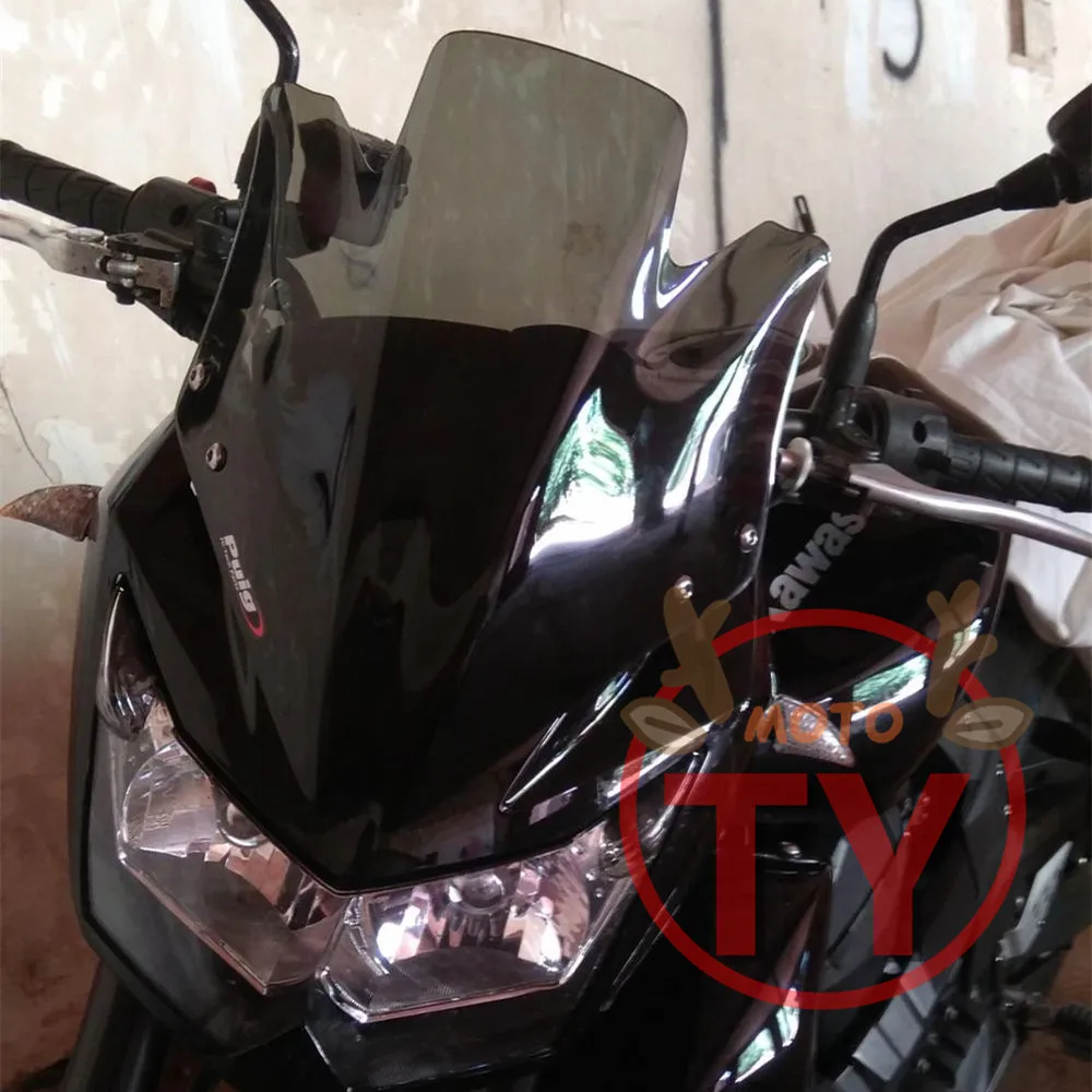 Мотоцикл ветер Deflectore высокое качественное лобовое стекло для Kawasaki Z750 Z 750 07-08-09-10-11-12 ветрового стекла дым с поддержкой frame