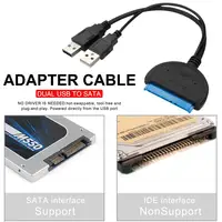 כונן קשיח כבל מתאם USB 3.0 דיסק קשיח חיצוני כבל ל SATA מתאם מתאם 2.5 אינץ 3.5 אינץ ממיר כבלים כונן HDD SSD (5)