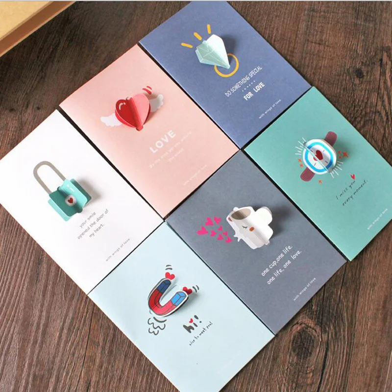 

Wings of Love greeting card Valentine's Day Father's Day Tanabata love Greeting Invitation Card Event & Party Supplies 6CX459