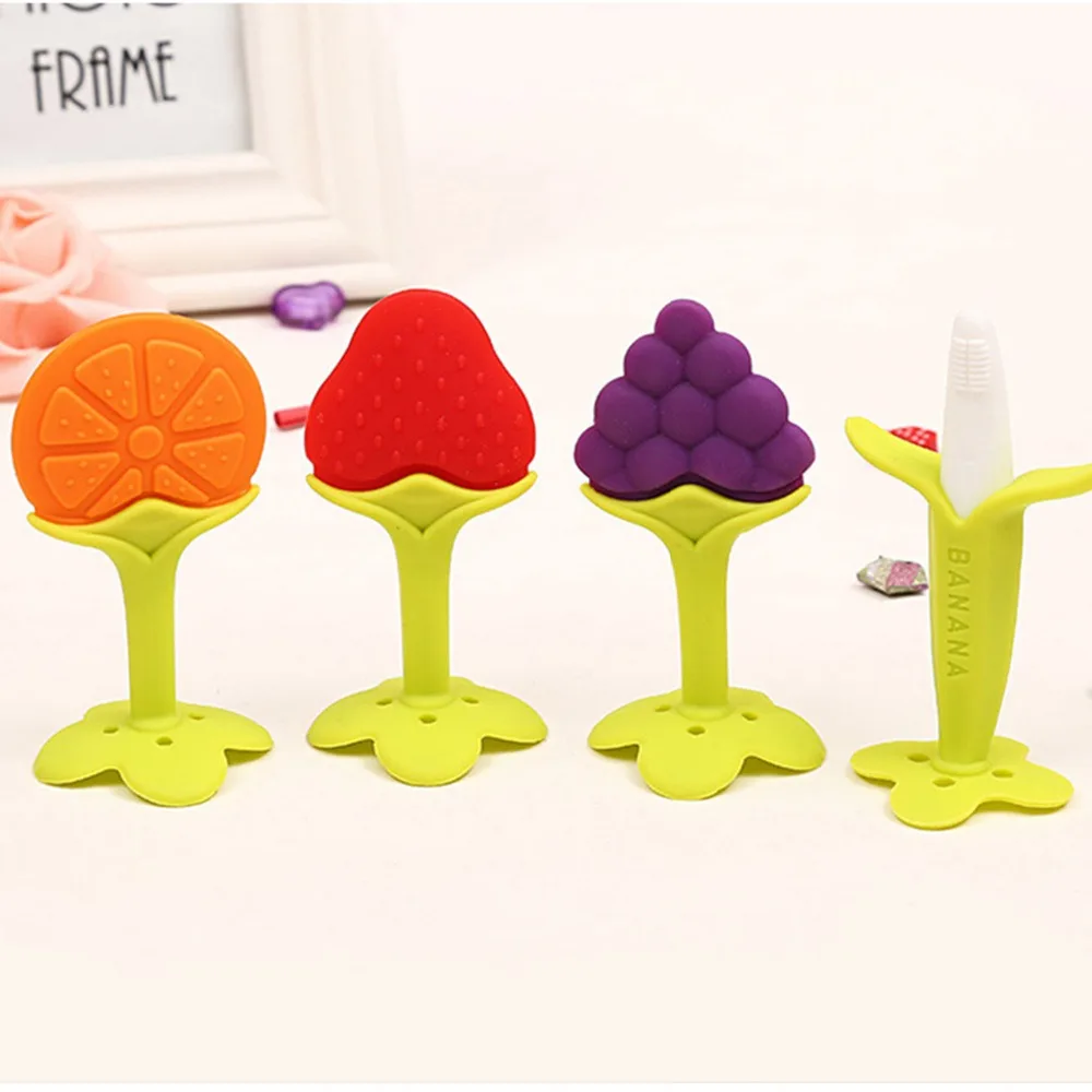 Silicone Teether Baby Supplier Dental Teether Sensory Toys Teething Toys Ring Teethers Sensory