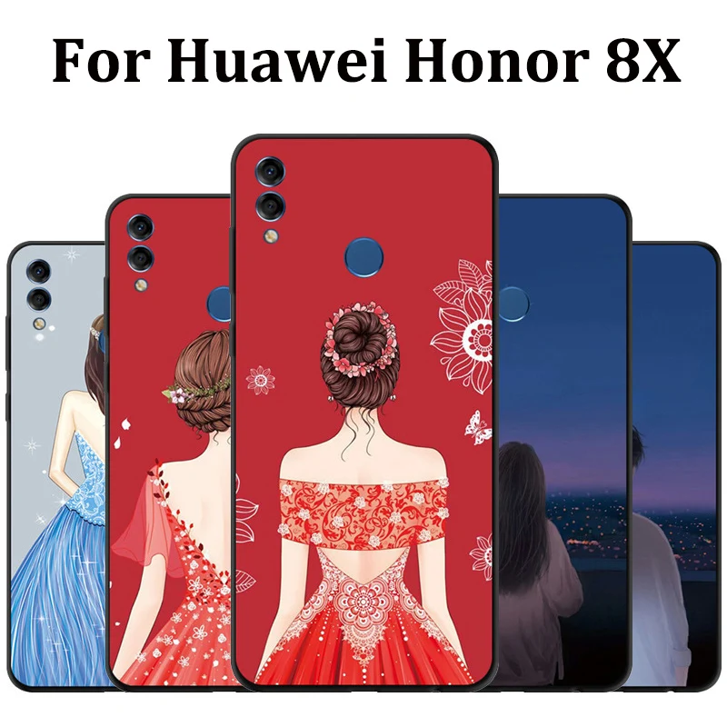 

For Huawei Honor 8X Case fashion soft phone Case Honor8X Cover Protection Shell cover For Huawei Honor 8 X fundas JSN-AL00 skin