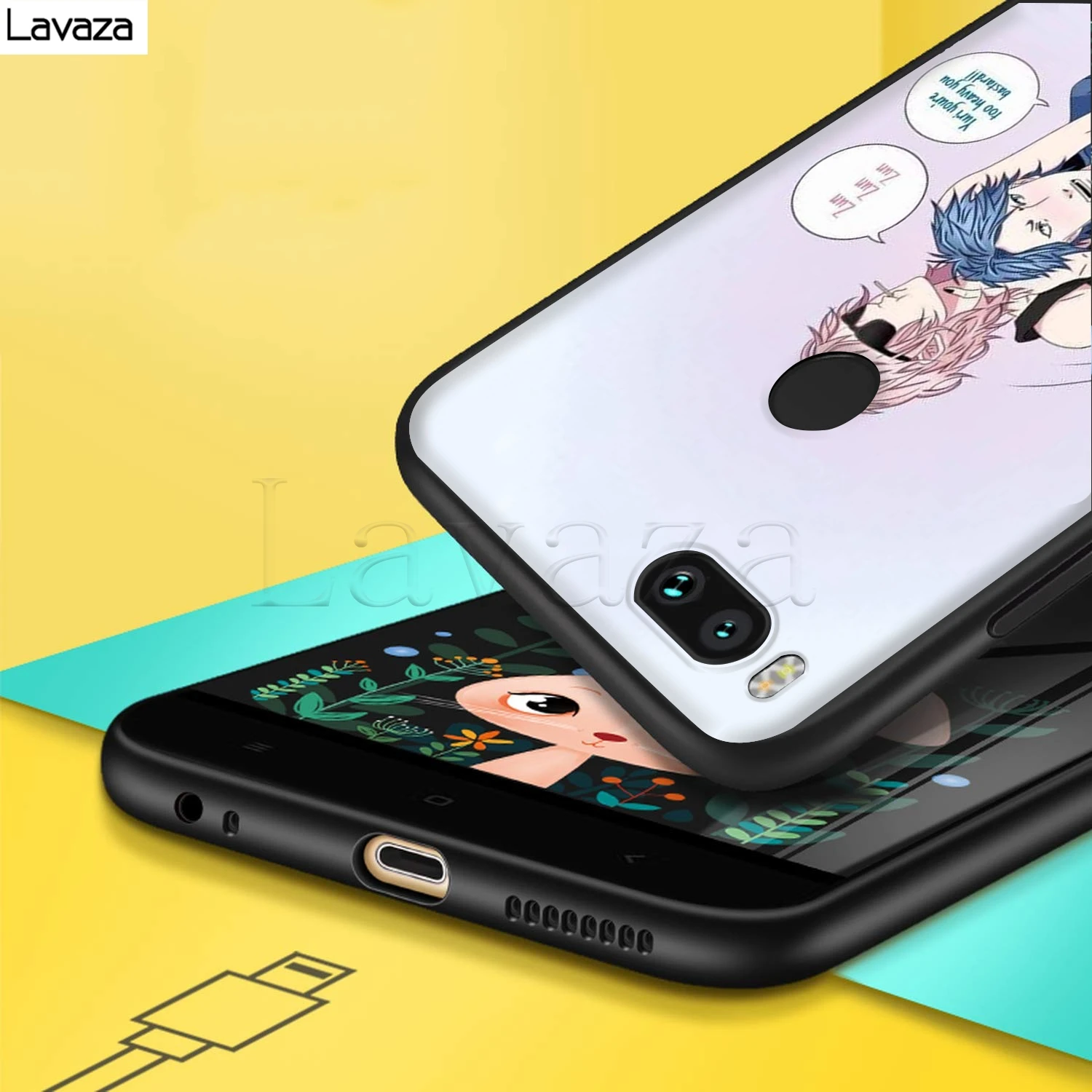 Силиконовый чехол Lavaza для Xiaomi Redmi Note 4 4X 4A 5 5A 6 6a 7 Pro Go Prime Plus|Бамперы| |