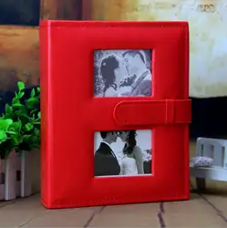 Новый 6 дюймов фотоальбом с PU кожаный чехол Interleaf-Тип 200 карманы для свадьбы любитель сладкого фото на память альбом