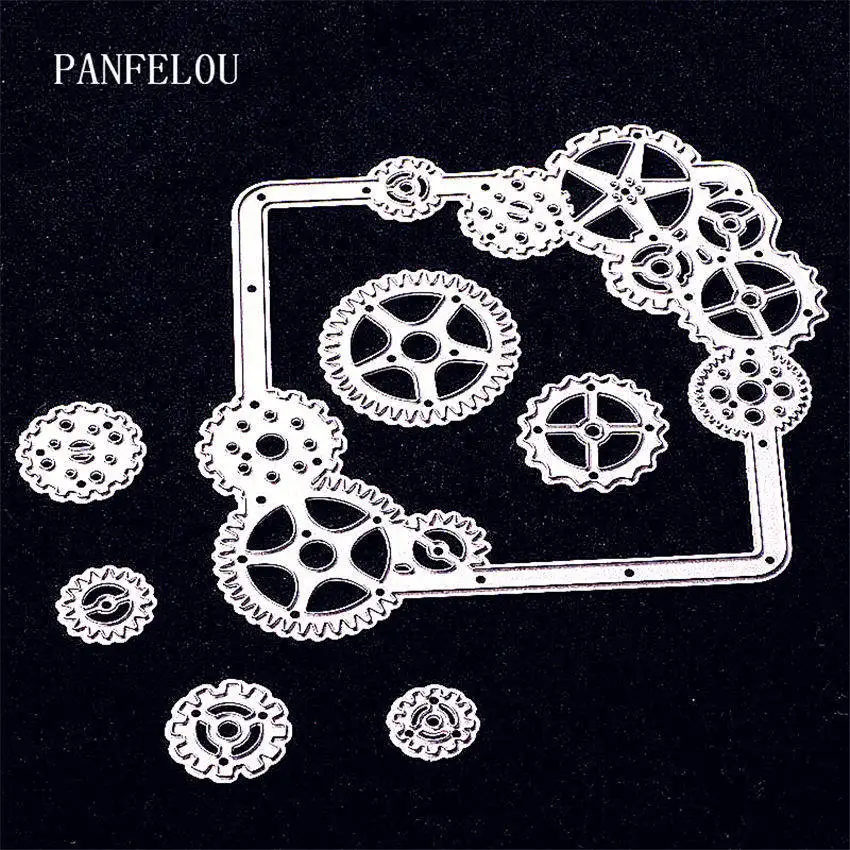 

PANFELOU Metal craft Gear box paper die cutting dies for Scrapbooking/DIY Christmas wedding Halloween cards