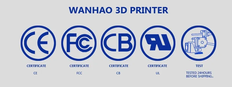 Дубликатор 6 wanhao D6 психического Рамки полный промышленный 3D печатная машина, 3D-принтеры wanhao D6 + бесплатная нити