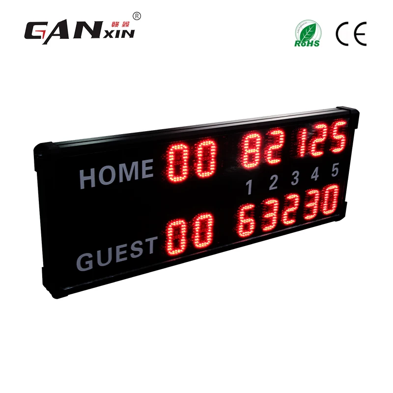 

Ganxin electronic scoreboard led digital table scoreboard