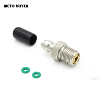 

PCP Airforce Paintball Stainless Steel Quick Coupler 8MM Male Plug w/ One Way Foster M10*1 For Air Socket Connection QM001