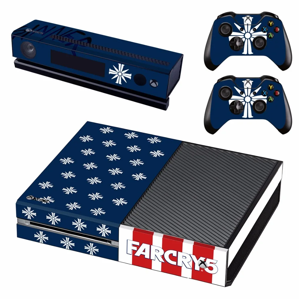 

Game Far Cry 5 Farcry 5 Skin Sticker Decal For Microsoft Xbox One Console and 2 Controllers For Xbox One Skins Stickers Vinyl