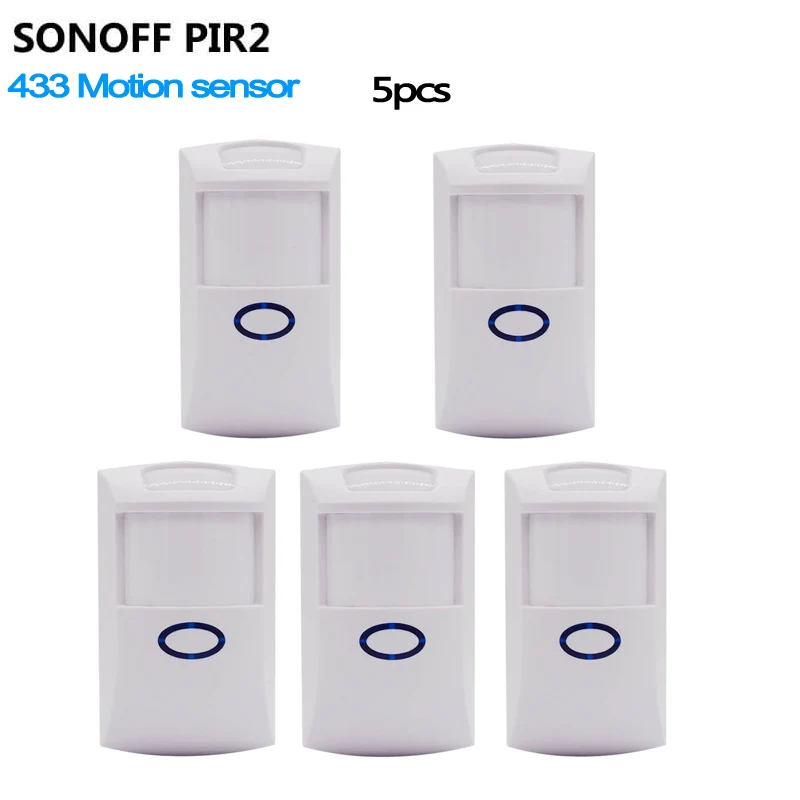 

5pcs Sonoff Pir motion sensor Wireless Automation Anti-Theft Alarm Smart Home Security Alarm System work with sonoff rf bridge