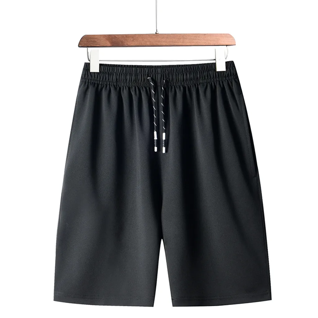 

2019 New Short Men Summer Plus Size Thin Fast-drying Beach Trousers Casual Sports Short Pants Clothing Spodenki Short Homme