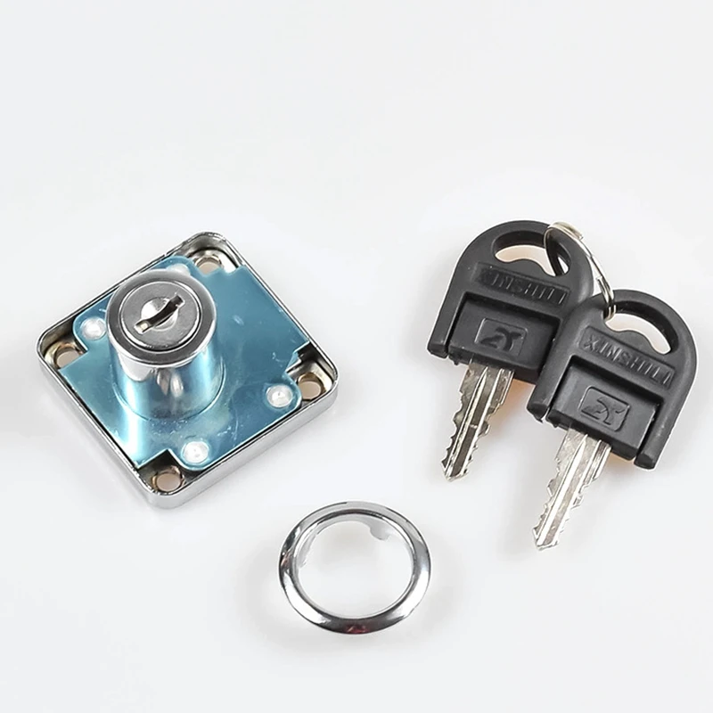 Universal Drawer Cam Lock Zinc Alloy Cabinet Office Cupboard Desk Locks With IronPlastic Key For Furniture Hardware 1