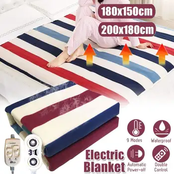 

Electric Blanket Double Single 220V Electric Heating Blanket Bed Warmer Electric Heated Blanket Thermostat Fast Heating Heat Pad