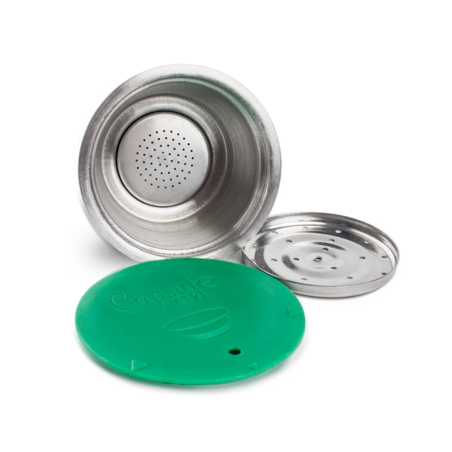 Capsulone/STAINLESS STEEL Metal capsule Compatible with dolce gusto coffee Machine Refillable Reusa