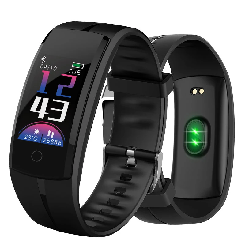 

Smart Watch OGEDA Men Smart Bracelet Wristband Pedometer Heart Rate Message Reminder For IOS Android Phone Bluetooth 4.0