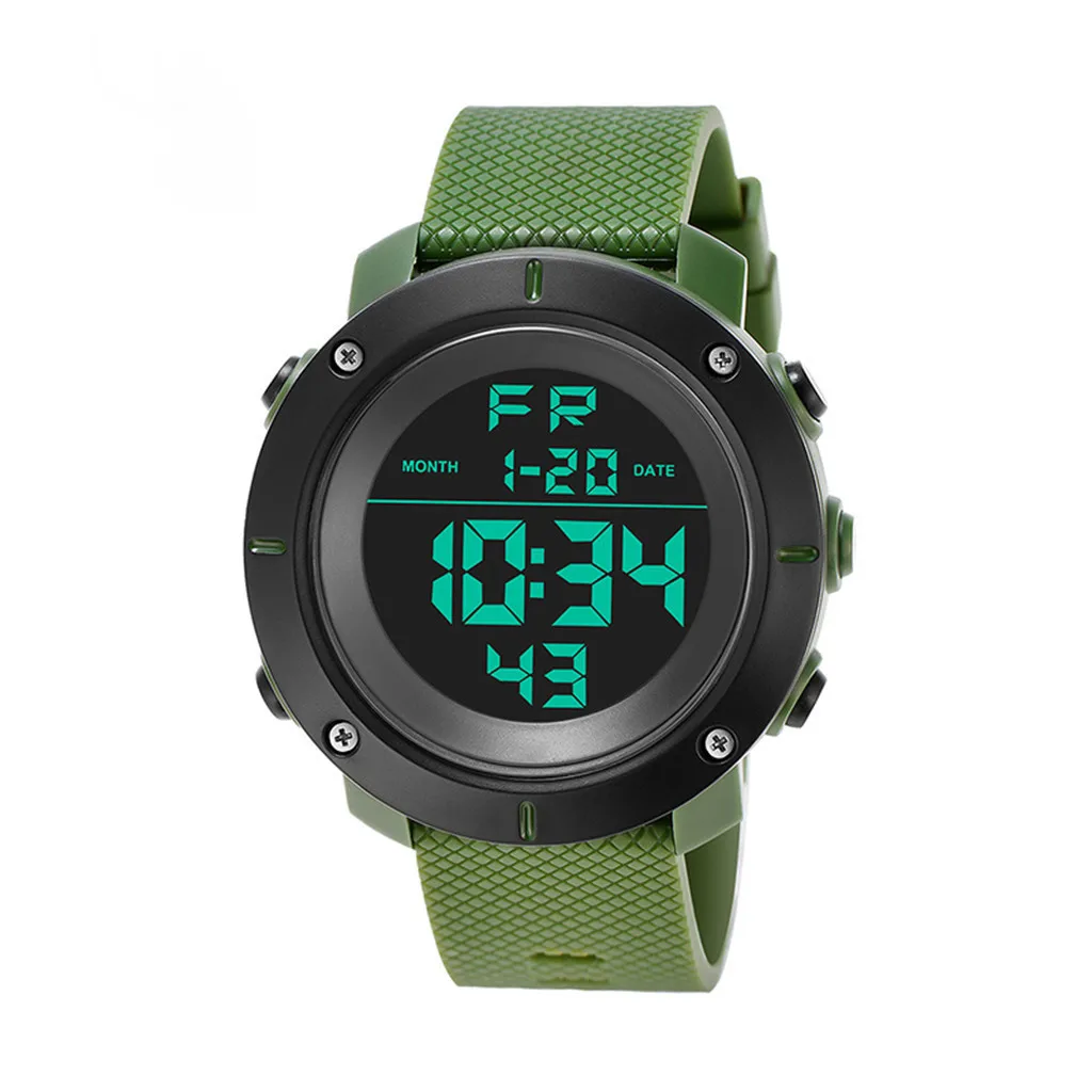 

Fashion Sports Watch Men Analog Digital Military Silicone Army Sport LED Wrist Watches Men Relogio Masculino For Gifts z0514
