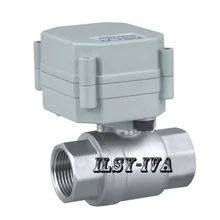 DN20 G3/4 двухсторонний шаровой клапан, ac110V до 230 В SS304 электрический клапан