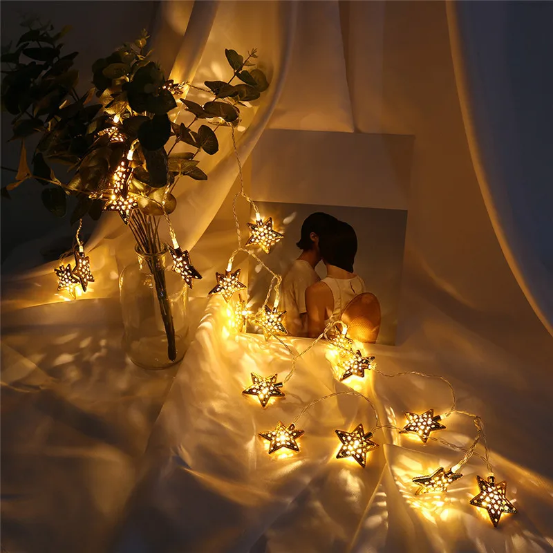 GOLDEN  STAR Wedding Party Decor Outdoor Indoor Lamp 3 M 20 LED string lights set led string lights fairy lights 40JA1007