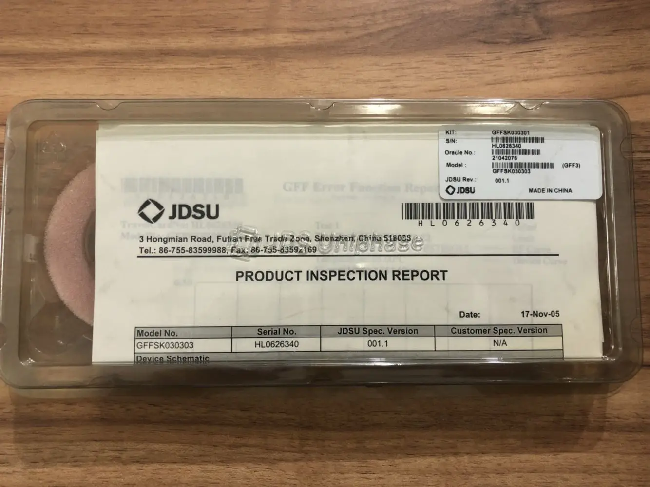 

JDSU GFFSK030302 GFFSK030301 21042076 GFF3 GFFSK030303 GFF optical gain flat filter adjustment
