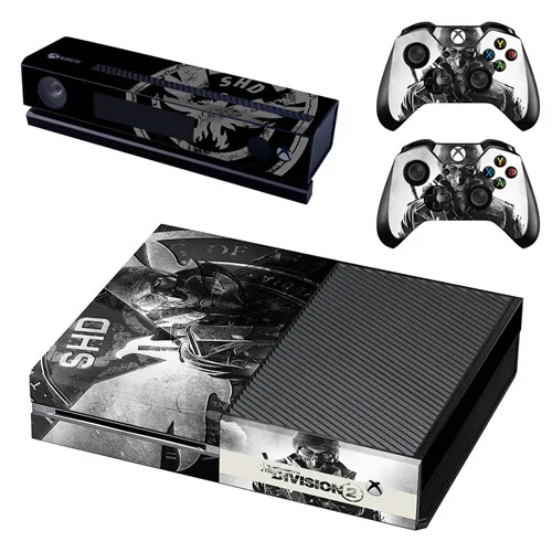 GSTM2551 Новая наклейка на кожу для Xbox One консоль и Kinect и 2 контроллера для Xbox One Наклейка на кожу винил-The Division 2 - Цвет: GSTM2551