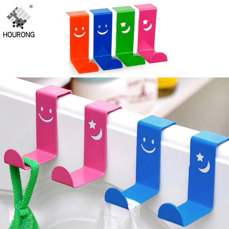 

Z Shape Over Door Hook Kitchen Cabinet Towel Clothes Holder Hanger Home Storage Stainless Steel Hook Bathroom Kitchen Organizer