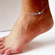 Hot Selling Fashionable Imitation Good Luck 8 Beads Anklet Color Silver Dropshipping