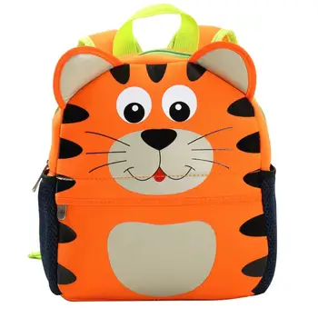 

Children 3D Cute Animal Design Backpack Toddler Kid Neoprene School Bags Kindergarten Cartoon Comfortable Bag Giraffe Monkey Owl