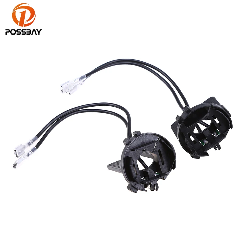 

POSSBAY H7 HID Xenon Conversion Kit Bulb Holders for VW Golf 7 Auto LED Headlamp Bulb Adaptor H7 Connector Car Light Lamp Holder