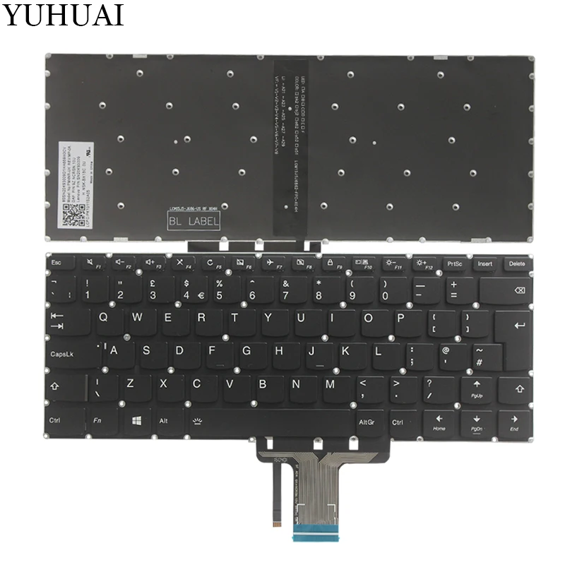 

NEW UK keyboard For Lenovo Yoga 710-15IKB 710-15ISK 710-14IKB 710-14ISK UK laptop keyboard Backlit