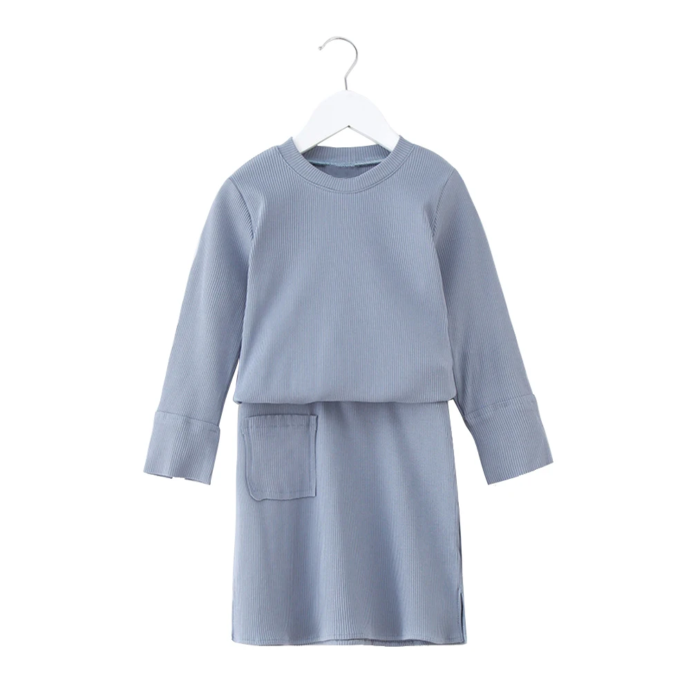 

kids winter clothes for 6 - 16 yrs teenage girl children clothing long sleeve t-shirt+skirt 2pcs set autumn school style outfits