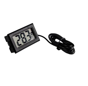 

100PCS/LOT LCD Display Car refrigerator aquarium fish tank embedded electronic digital thermometer