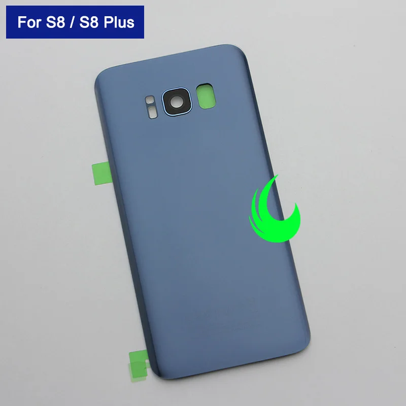 5 шт./лот сзади Батарея крышка двери для samsung Galaxy S8 G950 плюс G955 Стекло Корпус случае +