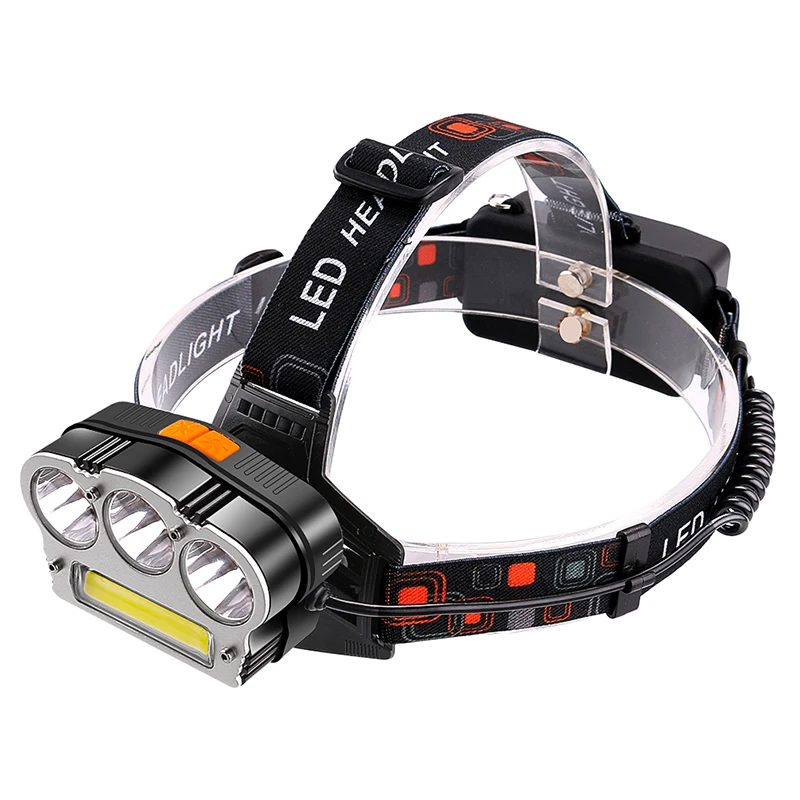 PANYUE 3000LM 3 * XML T6 + COB светодиодный налобный фонарь для охоты красный свет рыболовная