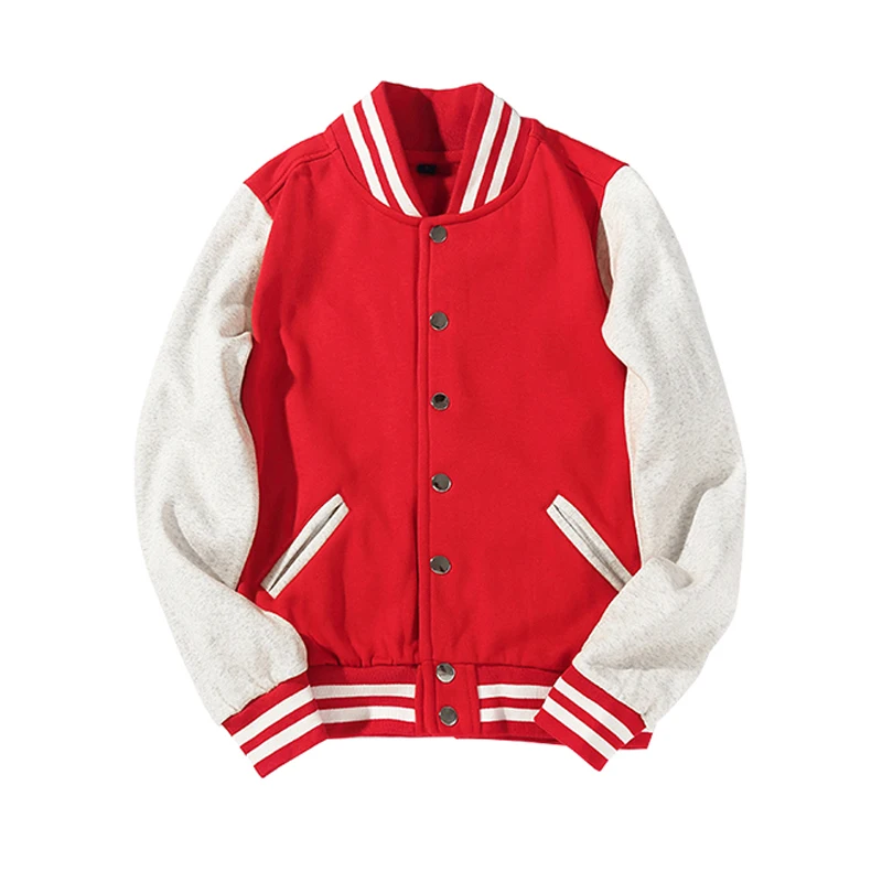 Kaufen 2019 Neue Ankunft Marke Einreiher Patchwork Kurze Adrette Rib Sleeve Bomber Jacke Männer Baumwolle Casual Baseball Mantel