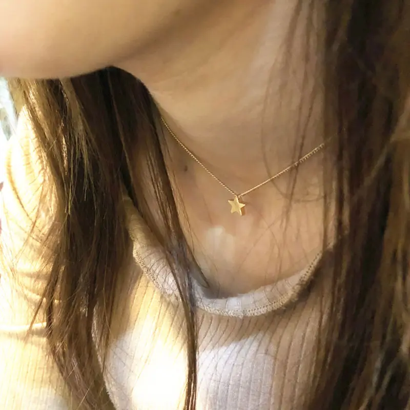 fashion jewelry star moon choker necklace nice gift for women girl Jewelry collana Kolye Bijoux Collares Mujer Collier Femme x36 - Image 2