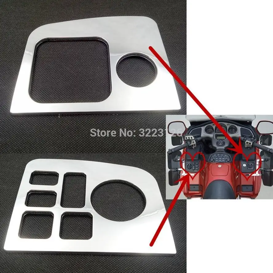 

High Quality Accessories For Honda Goldwing GL1800 GL 1800 2001-2005 Left & Right Side Fairing Control Accent Decoration
